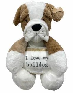 Mudpie Accessories Baby Accessories BULLDOG PLUSH WITH BLANKET