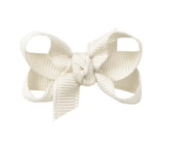 BEYOND CREATION Baby Accessories 1.5'' Infant Bow Antique White