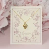 Collectables America Inc Gold Heart Locket Necklace Infant Baby Accessories