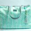 Makeup Junkies Mint Arrow Tote
