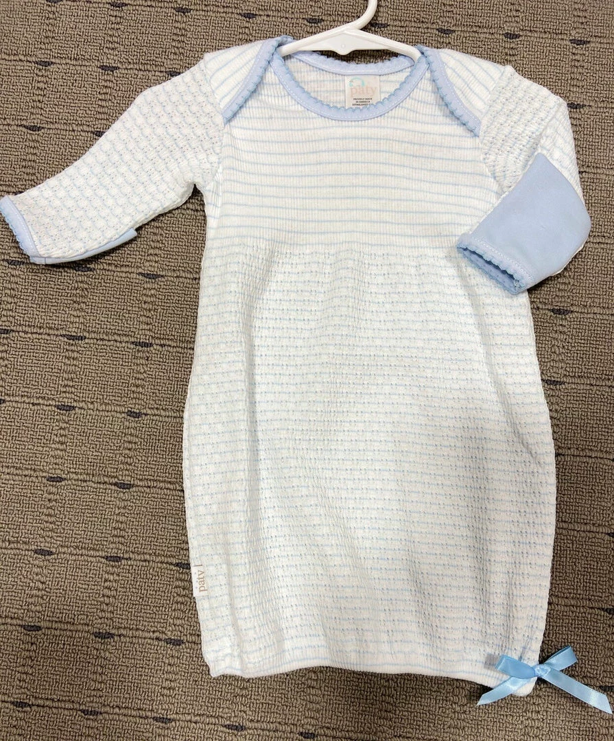 Coupon ๐ Paty Pinstripe Gown Blue W/Blue Trim ๐ 1 Paty Pinstripe Gown Blue W/Blue Trim