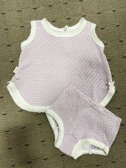 Infant Clothing Paty Diaper Cover Set Lavender