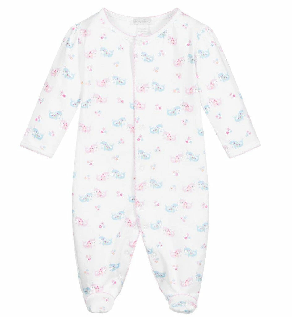 Promo ❤️ Narwhal Kissy Kissy Footie Infant Clothing ✔️ 1 Narwhal Kissy Kissy Footie Infant Clothing