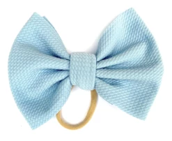 Bella Reese Light Blue 6'' Bella Bow Baby Accessories