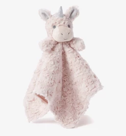 Elegant Baby PINK SWIRL UNICORN BABY SECURITY BLANKET Baby Accessories