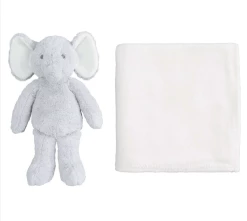 Elegant Baby ELEPHANT BEDTIME HUGGIE PLUSH TOY