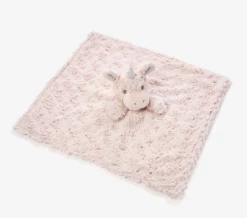 Elegant Baby PINK SWIRL UNICORN BABY SECURITY BLANKET Baby Accessories