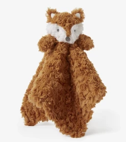 Elegant Baby Baby Accessories RUST SWIRL FOX BABY SECURITY BLANKET