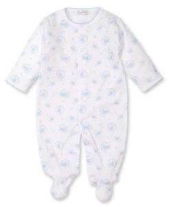 KISSY KISSY BLUE BUNNY HUGS FOOTIES