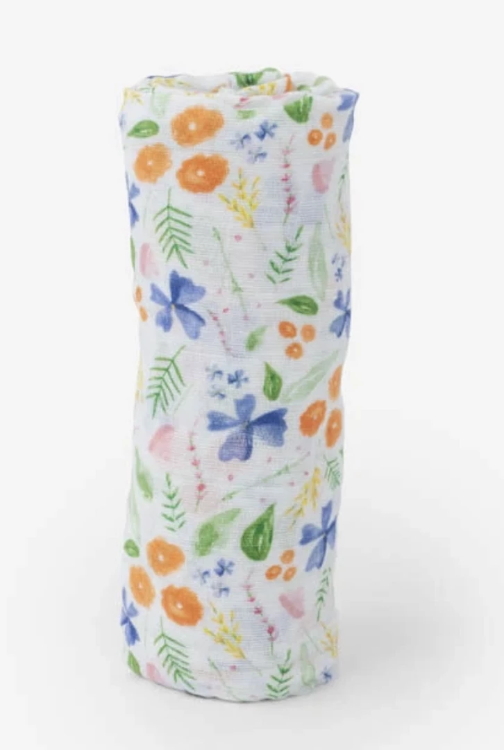 Hot Sale ๐ Little Unicorn Cotton Muslin Swaddle Blanket - Mountain Bloom Baby Accessories ๐ 1 Little Unicorn Cotton Muslin Swaddle Blanket - Mountain Bloom Baby Accessories