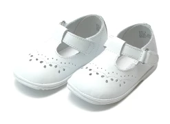 L'Amour BIRDIE WHITE T-STRAP MARYJANE Shoes