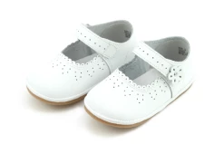L'Amour Shoes MIA TODDLER WHITE MARYJANE