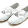 L'Amour PAULINE WHITE BOW FLAT Shoes