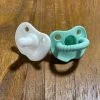 Three Hearts MINT/WHITE ROUND SILI SOOTHER