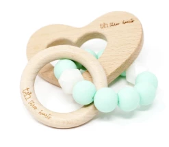 Baby Registry HEART RATTLE