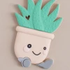 Three Hearts SUCCULENT SILICONE TEETHER