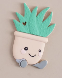 Three Hearts SUCCULENT SILICONE TEETHER
