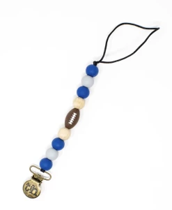 Three Hearts FOOTBALL PACI CLIP Baby Accessories