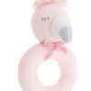 Stephen Joseph Accessories RING RATTLE FLAMINGO