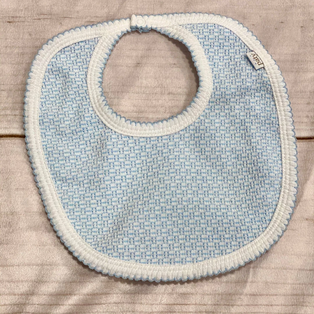 Outlet ๐คฉ Paty Bib Blue W/Blue Trim ๐งจ 1 Paty Bib Blue W/Blue Trim