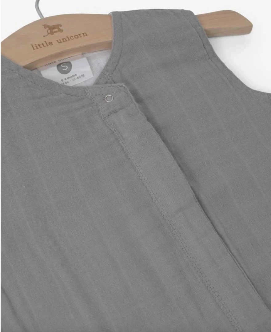 Buy ๐ Little Unicorn Cotton Muslin Sleep Bag - Nickel Baby Accessories ๐งจ 2 Little Unicorn Cotton Muslin Sleep Bag - Nickel Baby Accessories