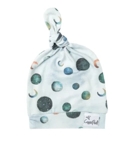 Copper Pearl Lunar Top Knot Hat Baby Accessories