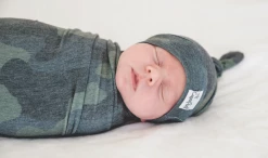 Copper Pearl Baby Accessories Hunter Top Knot Hat