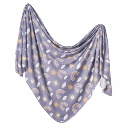 Copper Pearl Hope Knit Swaddle Blanket