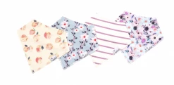 Copper Pearl Morgan 4pk Bandana Bib Set