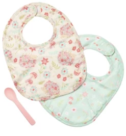 Stephen Joseph Accessories Hedgehog Muslin Bib Set