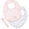 Stephen Joseph Accessories Unicorn Muslin Bib Set Baby Accessories
