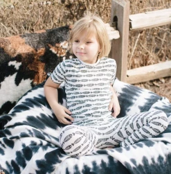 Sweet Bamboo FISHBONE KID PJ SET