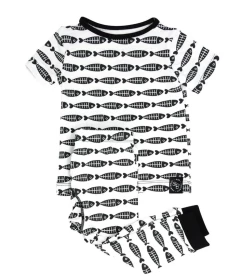 Sweet Bamboo FISHBONE KID PJ SET