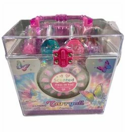 HOT FOCUS INC TIE DYE BUTTERFLY CARRY ALL COSMETIC