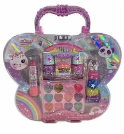 HOT FOCUS INC CATICORN GLITTER COSMETIC CASE