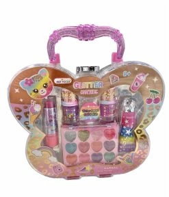 HOT FOCUS INC Toys LEOPARD GLITTER COSMETIC CASE