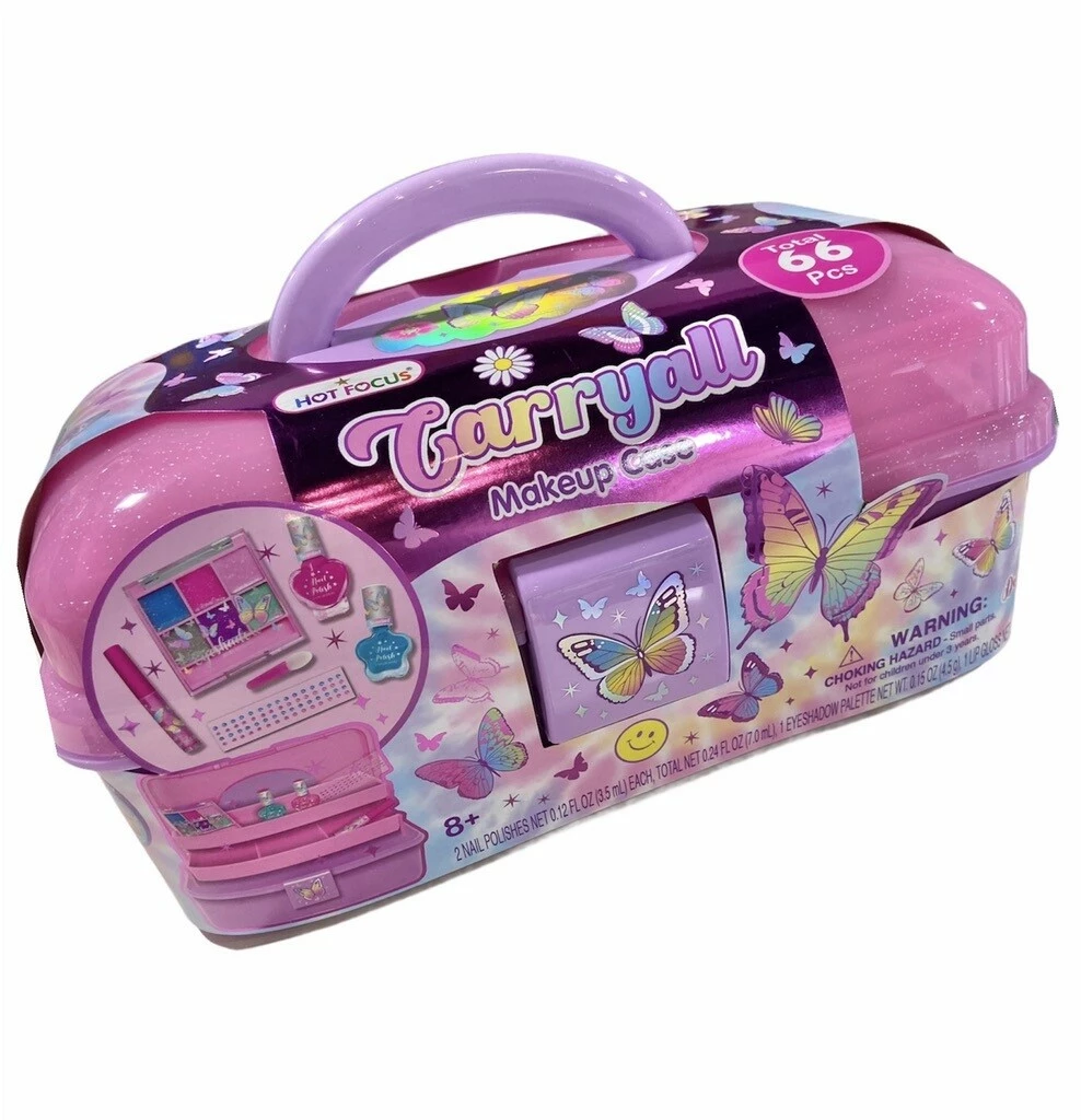 Cheapest 😉 HOT FOCUS INC Toys Tie Dye Butterfly Carryall MakeUp Case 🥰 1 HOT FOCUS INC Toys Tie Dye Butterfly Carryall MakeUp Case
