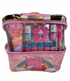 HOT FOCUS INC UNICORN GIRLZ BEAUTY COSMETIC BAG SET Toys