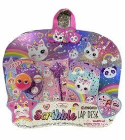 HOT FOCUS INC TIE DYE BUTTERFLY SCRIBBLE LAP DESK