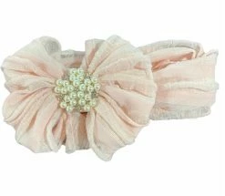 IN AWE SWEET PINK W/PEARL KNOT HEADBAND