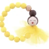 Jane Marie Kids Yellow Beaded Stretch W/Princess Braclet