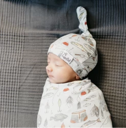 Copper Pearl CP Trout Top Knot Hat