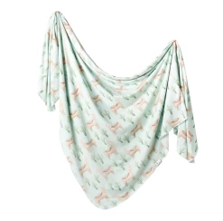 Copper Pearl Cusco Knit Swaddle Blanket