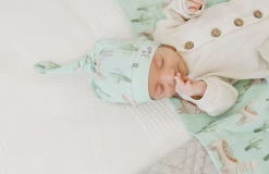 Copper Pearl Cusco Top Knot Hat Baby Accessories