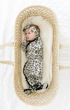 Copper Pearl Baby Accessories Zara Knotted Gown