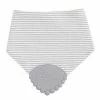 Chewbeads Baby Accessories Drool Bib Grey Stripe