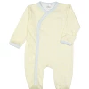 Baby Registry Mason Yellow & Blue Gingham Footie