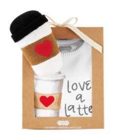 Mudpie Accessories Latte Rattle Crawler Set