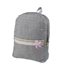 Oh Mint GREY CHAMBRAY MEDIUM BACKPACK