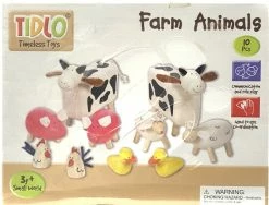 BIGJIGS TOYS FARM ANIMALS